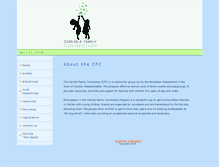 Tablet Screenshot of carlislefamilyconnection.org